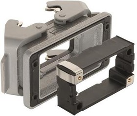 Фото 1/4 09300100391, Heavy Duty Power Connectors 10B Blkhd Rear Fit Double Lever w/frame