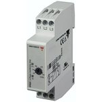 DPA53CM23, Модуль: реле контроля напряжения; DIN; SPDT; 250ВAC/5А,24ВDC/5А