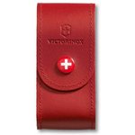 4.0521.1, Чехол кожаный Victorinox для ножа 91 мм толщиной 5-8 уровней, красный