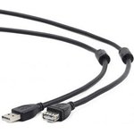 Cablexpert Кабель удлинитель USB2.0 Pro CCF2-USB2-AMAF-6, AM/AF, 1.8м, экран ...