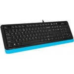 Клавиатура A-4Tech Fstyler FK10 BLUE черный/синий USB [1147528]