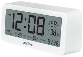 Perfeo Часы-метеостанция "Vento", белый, (PF-S8826)