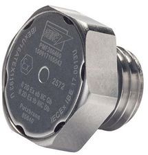 PMF200400, ATEX / IECEx Pressure Compensating Plug M12 12.2mm IP69K Stainless Steel Metallic