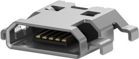 2134441-2, USB Connectors Micro USB MID MOUNT TYPE REVERSE ASSY