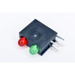 SSF-LXH240IGD, LED; in housing; red,green; 2.9mm; No.of diodes: 2; 10mA; 50°