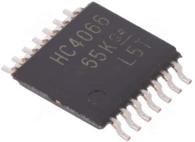 Фото 1/3 SN74HC4066PW, Analog Switch ICs Quadruple Bilateral Analog Switches