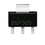 BSP171PH6327XTSA1, Транзистор MOSFET P-CH 60В 1.9А Automotive [SOT-223 (3-pin + Tab)