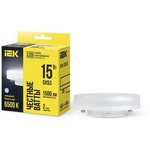 LLE-T80-15-230-65-GX53, Лампа LED T75 таблетка 15Вт 230В 6500К GX53 IEK