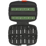 2607019466, Набор фрез 8мм (12шт) (BOSCH)