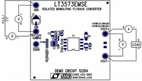 DC1228A, Power Management IC Development Tools LT3573EMSE - 24Vin to 5Vout at 1A Isolat