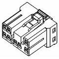 176114-6, Automotive Connectors 070 MLC II PLUG ASY 10P GRAY