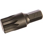 Бита двенадцатигранная XZN короткая на 5/16" 14 мм 082-4M14