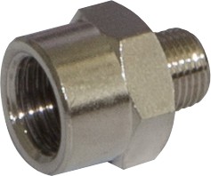 150232848, 15 Series Straight Fitting, R 1/4 Male to G 1/2 Female, Threaded Connection Style