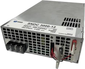 Фото 1/2 SNDC 3000-12 Блок питания AC-DC, 12В, 250А, 3000Вт, вход 180-264В, КПД до 93%