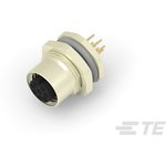 T4141012081-000, SENSOR CONNECTOR, 8POS, RCPT, M12, PANEL