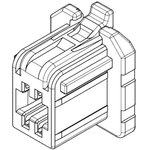 204523-0601, Headers & Wire Housings 1.25mm MLP Rcpt Crmp Hsg DR 6Ckts Blk