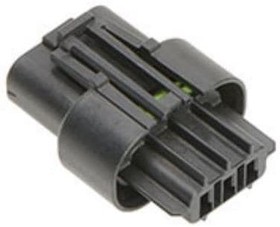 Фото 1/2 2077820003, Squba 3.6 Sealed Receptacle Assembly, 3.60mm Pitch, 3 Circuits, Single Row