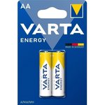 Батарейка Varta ENERGY LR6 AA 2шт/бл Alkaline 1.5V (4106) (4106229412)