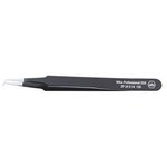 32338, Professional Tweezers ESD / SMD Stainless Steel 45° Angled / Curved / Narrow / Straight 120mm