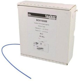 BOX 1608 B, Термоусадочная трубка; без клея; 2: 1; 1,6мм; L: 10м; синий