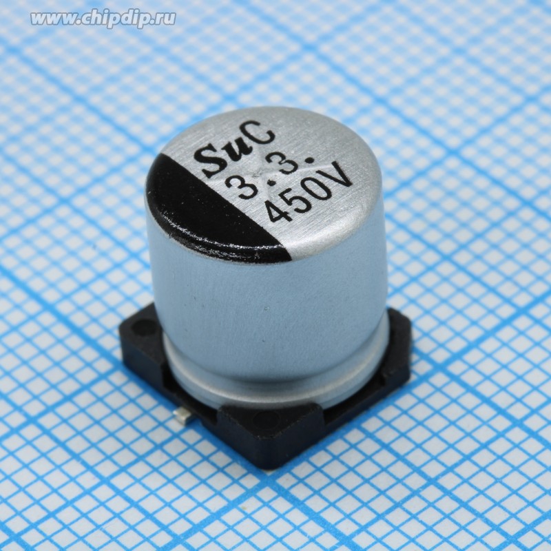 TS13CC2W3R3MKT000R, (SMD эл-лит 450V 3.3uF /10*10.5/105°C