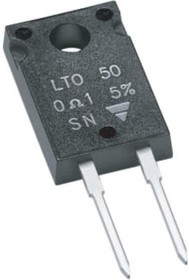 Фото 1/2 LTO050F10R00FTE3, Thick Film Resistors - Through Hole LTO 50 F 10U 1% TU50 e3