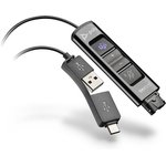 PL-DA85-M, DA85-M - цифровой USB-адаптер для подключения профессиональной гарнитуры к ПК (QD, USB-A+C, сертифиц