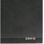 Планинг настольный недатированный (285х112 мм) STAFF, бумвинил, 64 л., черный, 127056