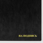 Папка адресная ПВХ "НА ПОДПИСЬ", формат А4, увеличенная вместимость до 100 ...