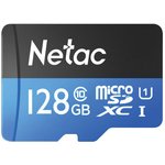 Карта памяти microSDXC 128 ГБ NETAC P500 Standard, UHS-I U1, 90 Мб/с (class 10) ...