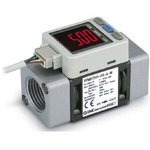 PFMB7501-F04-FW, PFMB7501 Series Integrated Display Flow Switch for Dry Air, Gas, 5 l/min Min, 500 L/min Max