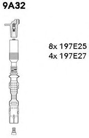 Фото 1/4 9A32, К-кт проводов MERCEDES-BENZ C-CLASS 97-, CLK 97-, E-CLASS 96-09, G-CLASS 97-, M-CLASS 98-05, S-CLASS 98-05, SL 98-, SLK 00-04, CHRYSLE