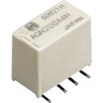 AGN210S4H, Surface Mount Latching Relay, 4.5V dc Coil, DPDT