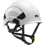 A010AA00, Vertex White Safety Helmet with Chin Strap, Adjustable