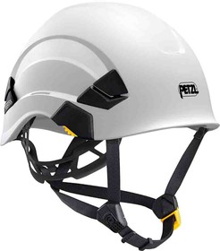 Фото 1/4 A010AA00, Vertex White Safety Helmet with Chin Strap, Adjustable