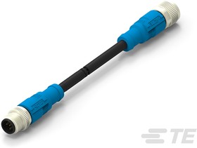 Фото 1/5 T4162113005-001, Straight Female; Male 5 way M12 to Straight 5 way M12 Sensor Actuator Cable, 500mm
