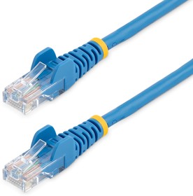 Фото 1/5 45PAT2MBL, Startech Cat5e Male RJ45 to Male RJ45 Ethernet Cable, U/UTP, Blue PVC Sheath, 2m, CM Rated