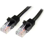 45PAT1MBK, Startech Cat5e Male RJ45 to Male RJ45 Ethernet Cable, U/UTP ...