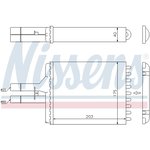 72656, Радиатор отопителя OPEL: VECTRA B (36) 1.6 I/1.6 I 16V/1.7 TD/1.8 I ...