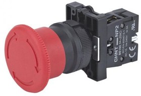 Кнопка управления "Грибок" 40мм с фиксацией LA115-A5-01ZT красная 1NC IP65 (ANDELI)