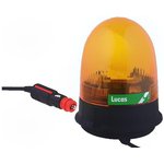 LBB760K, Сигнализатор: световой, мигалка вращающаяся, оранжевый, 12/24ВDC