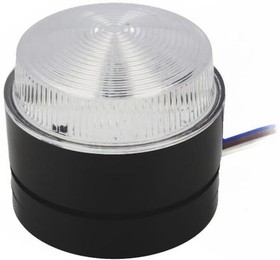 Фото 1/5 LED80-04-01, LED80 Series Amber Multiple Effect Beacon, 115/230 V, Surface Mount, LED Bulb, IP67