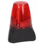LEDD100-02-02, Сигнализатор: световой, непрерывный свет,мигающий свет, красный