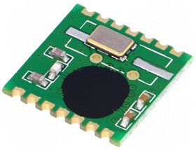 RFM01-868S2, Модуль: RF, приемник FM, FSK, 868МГц, SPI, -109дБм, 2,2-5,4ВDC, SMD