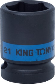 453521M, KING TONY Головка торцевая ударная шестигранная 1/2", 21 мм