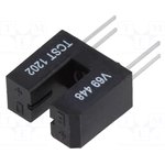 TCST1202, Датчик: оптрон, Шир.прорези: 3,1мм, Шир.диафрагмы: 0,5мм, 70