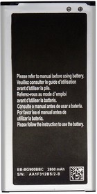 Фото 1/2 Аккумуляторная батарея (аккумулятор) EB-BG900BBC для Samsung Galaxy S5 SM-G900F 2800mAh