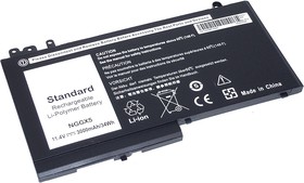 Аккумуляторная батарея для ноутбука Dell Latitude 12-E5270 11.4V 3000mAh черная OEM