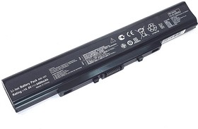 Аккумуляторная батарея для ноутбука Asus U31 14.4V 5200mAh OEM черная