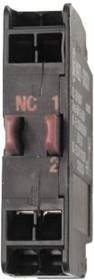 Блок-контакт M22-CKC01,1NC, 6A 230VAC/3A 24VDC, пружинный зажим, монтаж в корпус M22-I*